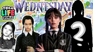 Wednesday Addams Toca Life World 💕What's your favorite character ?😱 Toca Boca