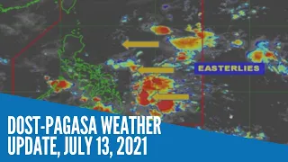 DOST-Pagasa weather update, July 13, 2021