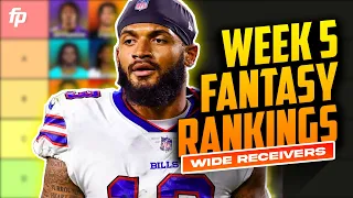 Top 65 Wide Receiver Rankings + Tiers: Week 5 (2023 Fantasy Football)