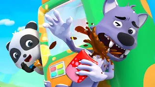 Drinks Vending Machine | Big Bad Wolf Loves Cola | Nursery Rhyme & Kids Songs | BabyBus