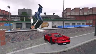 GTA 4 Euphoria Car Crashes part. 13