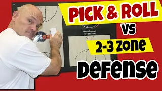 Pick & Roll Against 2-3 Zone Defense: Louisville vs. Syracuse's 2-3 Zone Defense