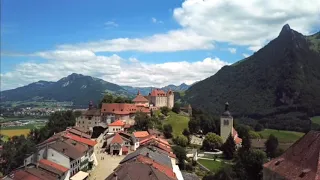 Dji Mavic Pro Les Gruyères Switzerland Panoramic Drone Flight