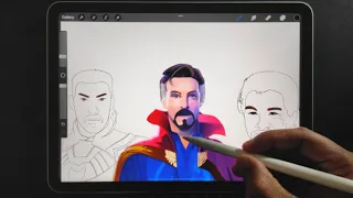 Dr Strange Digital Art/Digital painting /My Style/ Procreate #short