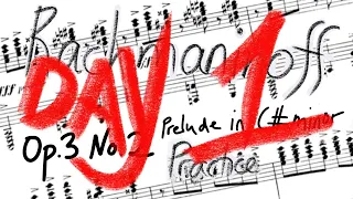 Rachmaninoff Op.3 No.2 Prelude in C-sharp minor Practice Day 1