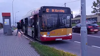 Solaris Urbino 12 CNG #746 na przystanku bł.karoliny przedszkole 06