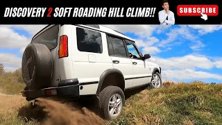 Land Rover Discovery 2 Soft Roading Hill Climb!!