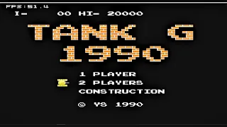 Tank 1990 Battle City| NES Simulator | Old Nintendo Video Game Mode G| 2 Team Players Level 1-10