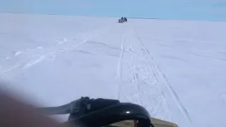 Гонки на буранах!! /Russian snowmobile RM "Буран"