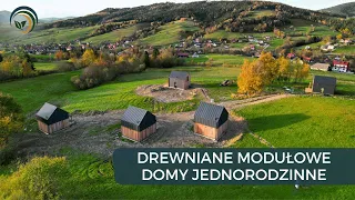 5 Domów Drewnianych Timber Moon. Wykończony pod Klucz Dom Modułowy na Zgłoszenie 70m2 z działką🏡35m2