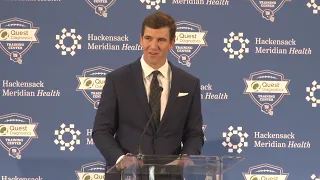 Giants QB Eli Manning's full retirement speech