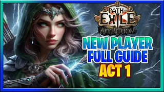 Path of Exile Affliction League Beginners Guide Part 1 Act 1 3.23 League Starter Ranger