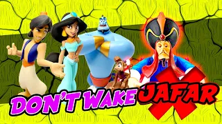 Aladdin and Genie Play the Don't Wake Daddy Game to Save Jasmine and Abu!