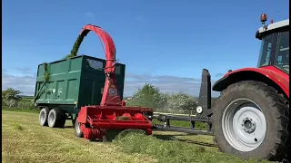 Cumbrian Silage Round-up 2023 (Part One) Five forage harvesting outfits trailed & self-propelled.