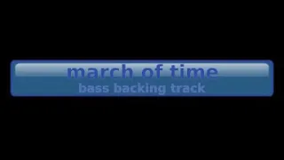 Bass backing track march of time helloween