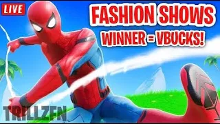 FORTNITE CUSTOM GAMES LIVE! VBUCK GIVEAWAY! ITEMSHOP LIVE! #fashionshow