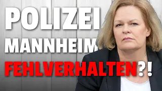 SCHWERE Vorwürfe: POLIZEIVERSAGEN in Mannheim