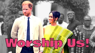 Harry Becomes SPARE in Nigeria - Meghan Dresses Up!