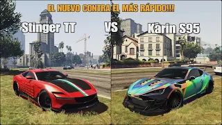 GROTTI GTO STINGER TT VS KARIN S95 | DUELO DE ALTA VELOCIDAD! Cuál es más rápido?