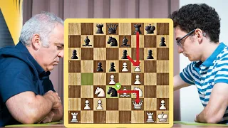 Fabiano Caruana vs Garry Kasparov • Saint Louis Blitz, 2017