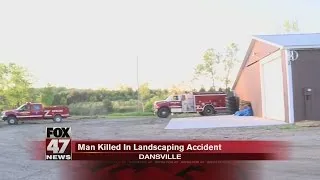 Man killed in landscaping accident