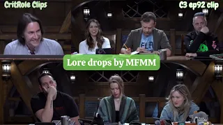 Lore drops by MFMM | Critical Role - Bells Hells ep 92