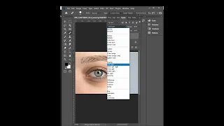 How to remove dark circles naturally in Photoshop CC| 1-minute Photoshop tutorial # shorts #photo