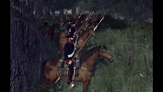 EPIC RUSSIAN CAVALRY CHARGE FROM THE WOODS -|- Napoleon Total War FCN