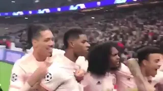 Marcus Rashford Strike Against PSG from all Angles and reactions from Rest of world