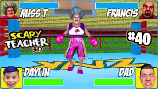 WE BOXED MISS T (Scary Teacher 3D) A KNOCK OUT PRANK! Part 40