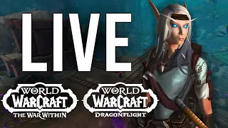 SEASON 4 IS HERE! WAR WITHIN ALPHA CLASS TESTING AFTER! - WoW: Dragonflight (Livestream)