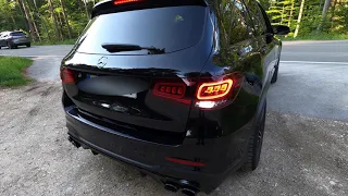 Mercedes GLC 43 AMG 2021 acceleration and sound