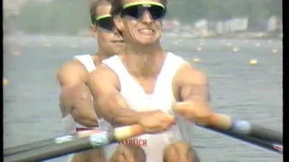 Rowing World Championships Vienna 1991, Saturday's Finals Race 04, Men's Lightweight Double LM2x