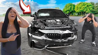 I RUINED My Husband’s NEW BMW M4!