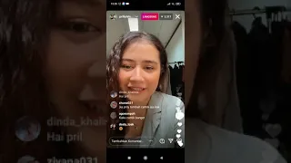 Terbaru Full live IG Prilly Latuconsina dan  Reza Rahadian uwuuuu sekali Part 1