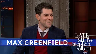 Max Greenfield Brings His Child To Work (Stephen's Work)