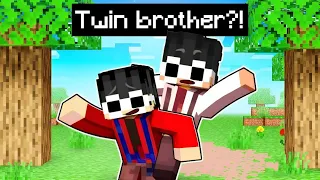Playing Minecraft With My TWIN BROTHER!