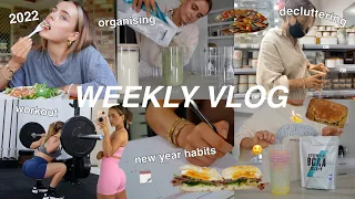 WEEKLY VLOG | NEW YEAR HABITS! DECLUTTERING & ORGANISING | BANANA BREAD | MY MEALS | Conagh Kathleen