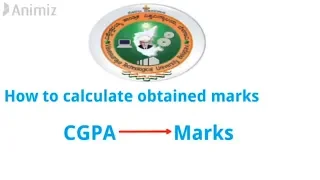 how to convert cgpa into marks || VTU|| (in kannada)