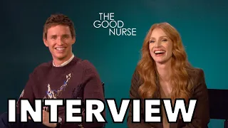 THE GOOD NURSE Interview | Jessica Chastain and Eddie Redmayne Talk Terrifying True Story