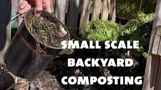 Small scale backyard composting