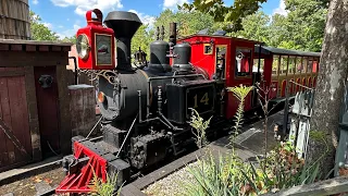 Frisco Silver Dollar Line Steam Train • Full Train Ride at Silver Dollar City • 2023 4K