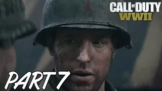 CALL OF DUTY WW2 Walkthrough Gameplay Part 7 + MISSION 7 DEATH FACTORY ( PS4 PRO ) [4K]