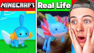MINECRAFT POKEMON IN REAL LIFE! | MUDKIP, MEW & MORE!