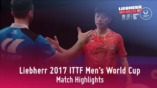 2017 Men's World Cup Highlights I Ma Long vs Simon Gauzy (3rd Place Match)