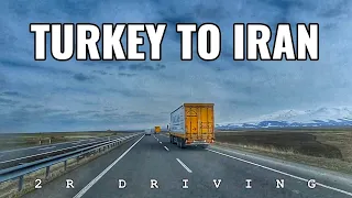 DRIVE TO THE BORDER OF TUFKEY TO IRAN || DRIVING VIDEO IN TURKEY 2024