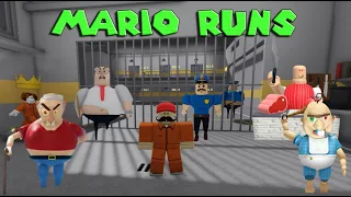 No Gadgets Super Mario Speed Run in Butcher's shop, Great School, Barry, Grandpa, Borry, Bobby