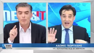 NEWSIT: Ο Άδωνις Γεωργιάδης μιλά στο Νίκο Ευαγγελάτο (21-1-2015)