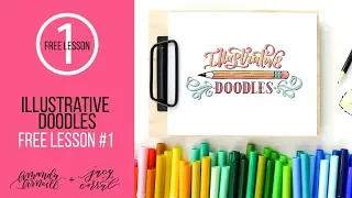 Illustrative Doodles Free Lesson Sneak Preview - Amanda Arneill | Hand Lettering