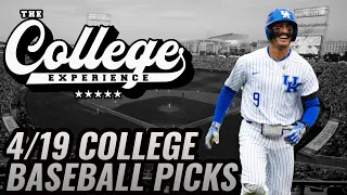 College Baseball Picks - Friday, April 19th | The College Baseball Experience (Ep. 92)